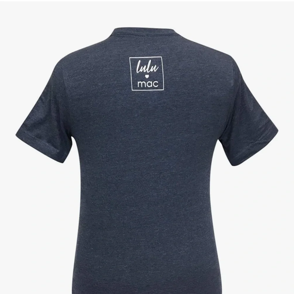Lulu Mac Cactus Graphic Tee - Charcoal Grey Size Large. - Picture 2 of 2